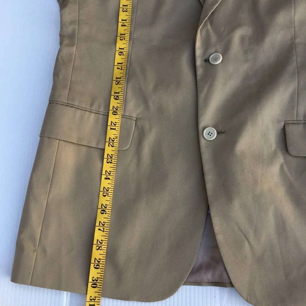 Jos. A. Bank Gordon Mens 41 RG Tan Cotton Blend 2-Button‎ Blazer Sport Coat
